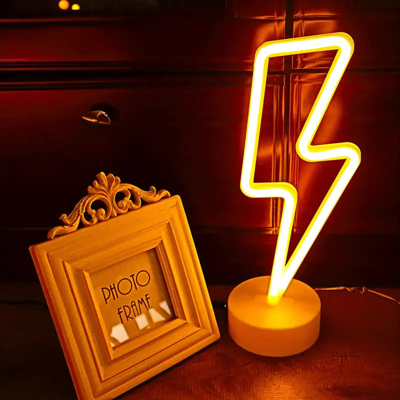 1pc, Lightning Neon Sign