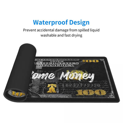 1pc 31.5x11.8in Money Extended Mouse Pad