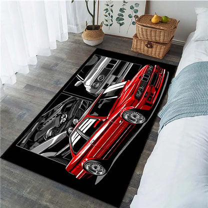 1pc Racing Car Pattern Carpets