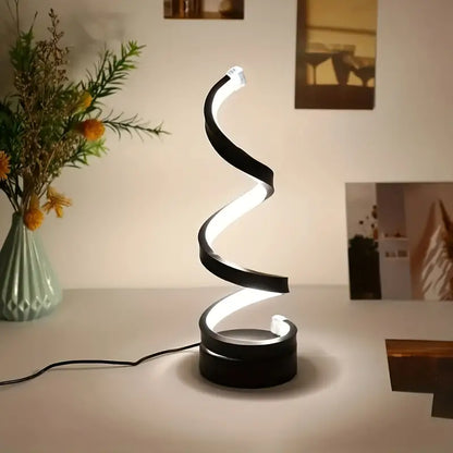 1pc Spiral Table Lamp