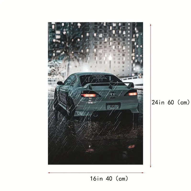 1pc JDM Racing Car Canvas Poster