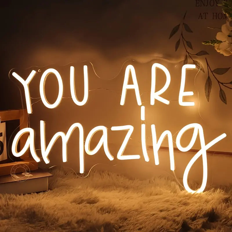 1pc You Are Amazing LED Neon Light Sign