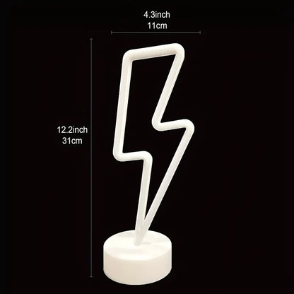 1pc, Lightning Neon Sign