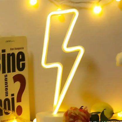 1pc, Lightning Neon Sign