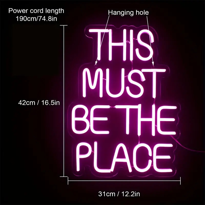 1pc This Must Be The Place Neon Light