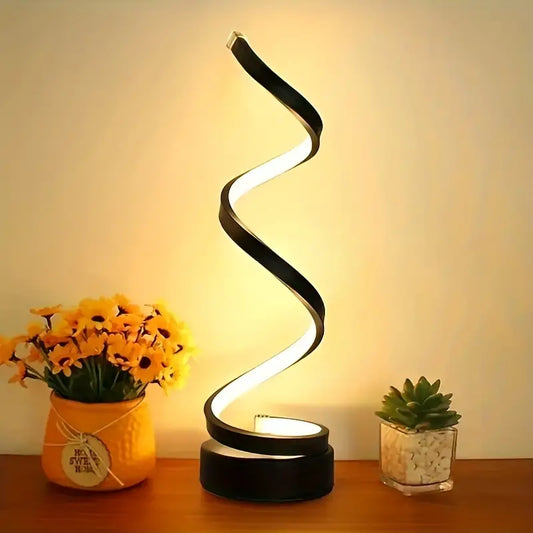 1pc Spiral Table Lamp