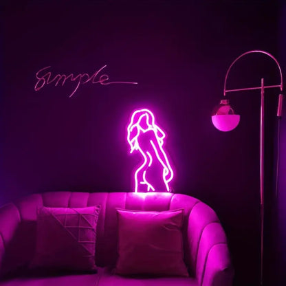 1pc Changfa Lady Neon Sign Light