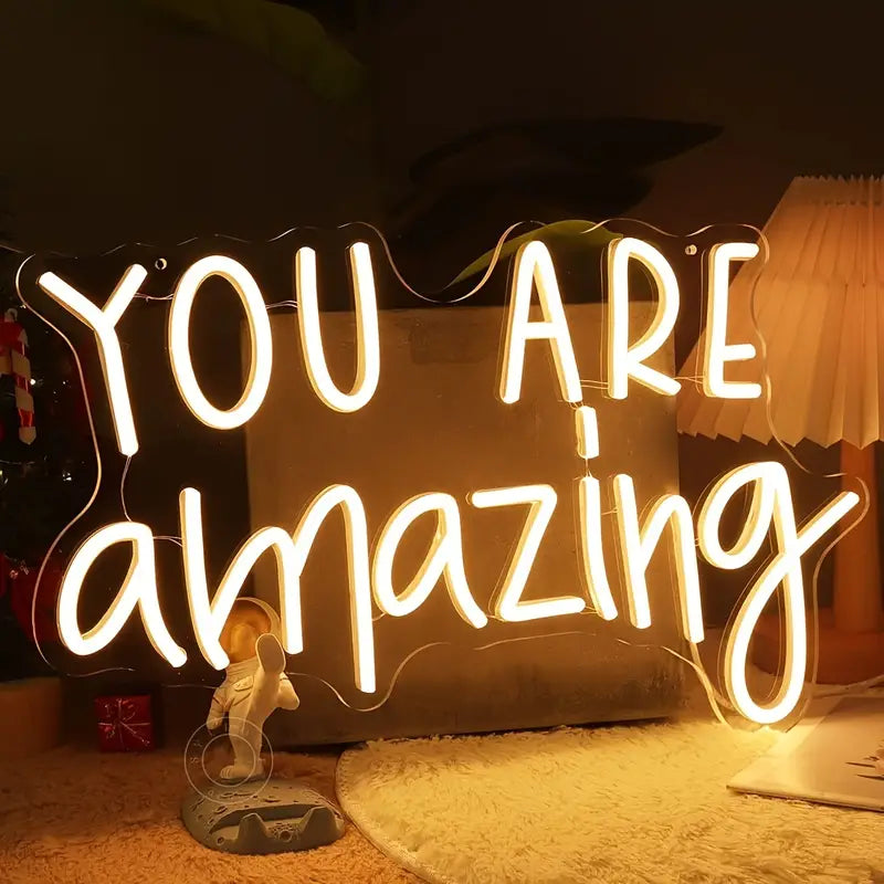 1pc You Are Amazing LED Neon Light Sign