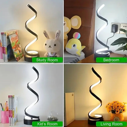 1pc Spiral Table Lamp