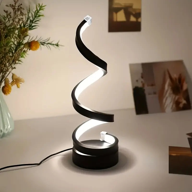 1pc Spiral Table Lamp