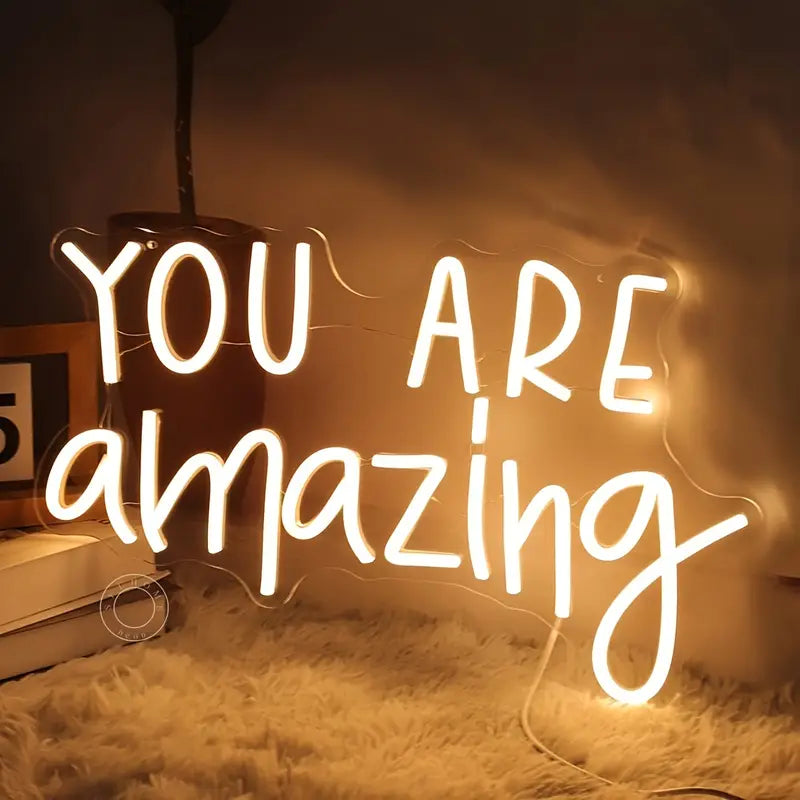 1pc You Are Amazing LED Neon Light Sign