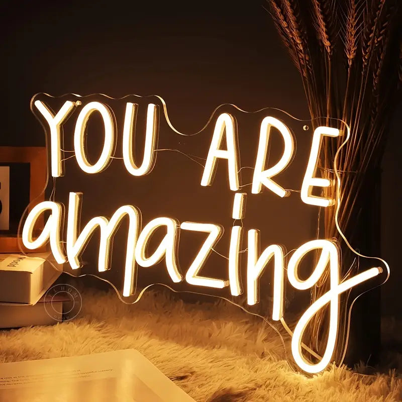 1pc You Are Amazing LED Neon Light Sign